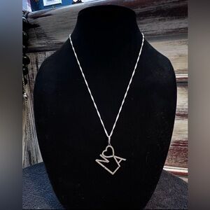 ✨Cristy Cali New Orleans Diamond LOVE necklace. ⚜️💛